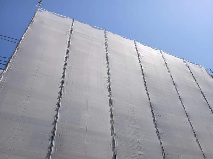 Pose de filet d'échafaudage Île-de-France