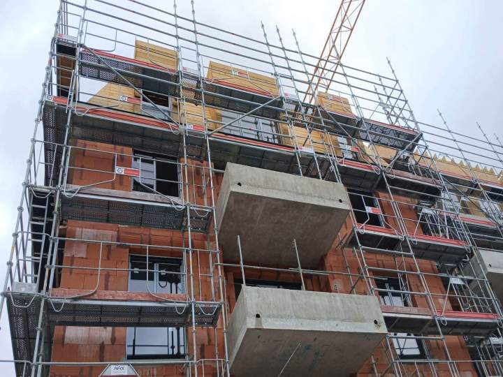 Echafaudage façadier Île-de-France